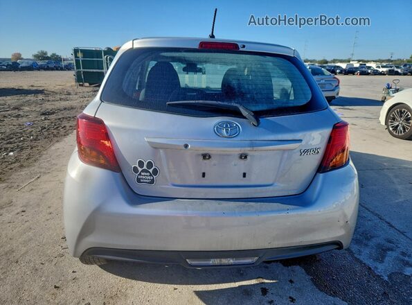 VNKKTUD30HA073359 2017 TOYOTA YARIS Silver Vista trasera