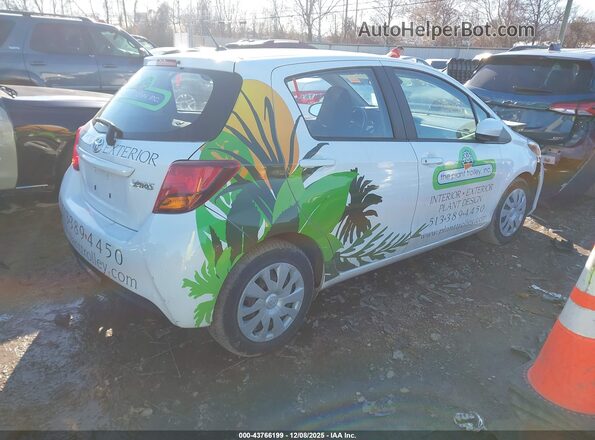 VNKKTUD30HA077895 2017 TOYOTA YARIS White Հետևի աջ