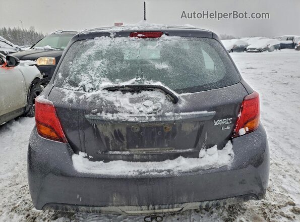 VNKKTUD32GA062121 2016 TOYOTA YARIS Charcoal Вид ззаду