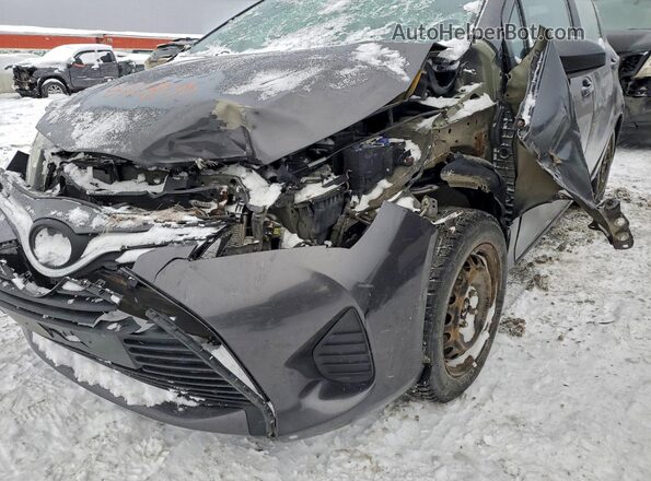 VNKKTUD32GA062121 2016 TOYOTA YARIS Charcoal Вид підкапотного простору