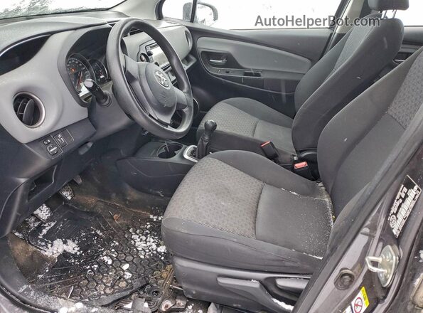 VNKKTUD32GA062121 2016 TOYOTA YARIS Charcoal Вид салону спереду