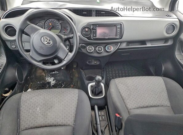 VNKKTUD32GA062121 2016 TOYOTA YARIS Charcoal Вид панелі приладів