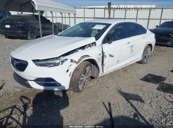W04GL6SXXK1010593 2019 BUICK REGAL White Vista tres cuartos delantera izquierda