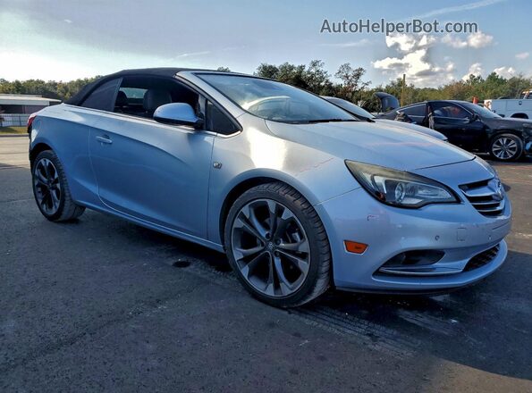W04WH3N53JG040665 2018 BUICK CASCADA Синий Передняя правая четверть