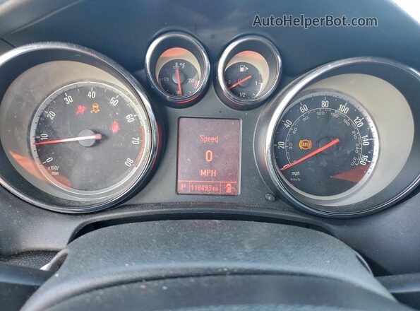 W04WH3N53JG040665 2018 BUICK CASCADA Синий Вид щитка приборов