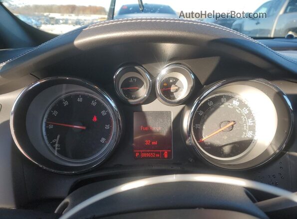 W04WH3N5XHG147934 2017 BUICK CASCADA Black Widok zestawu wskaźników