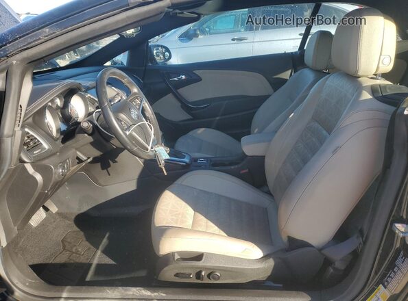 W04WH3N5XHG147934 2017 BUICK CASCADA Black Widok wnętrza z przodu