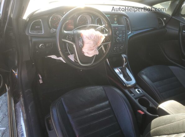 W04WT3N56GG043874 2016 BUICK CASCADA Black Widok deski rozdzielczej
