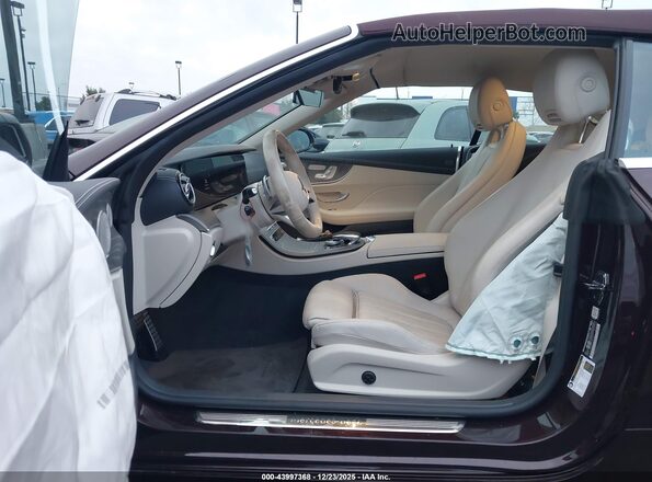 W1K1K5JB3PF207751 2023 MERCEDES-BENZ E-CLASS Burgundy Սալոնի դիմացի տեսք
