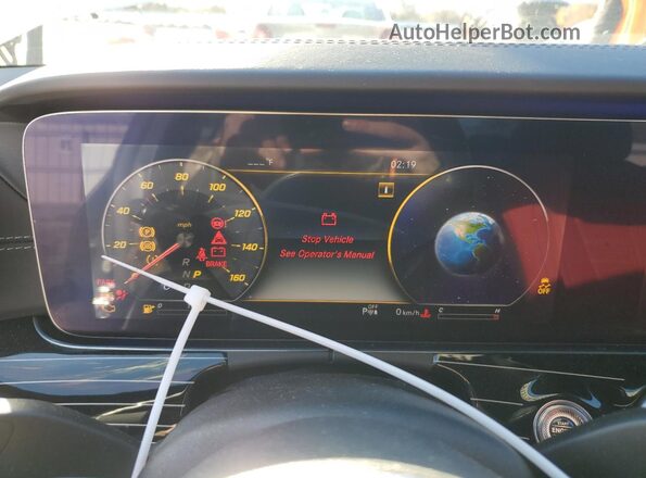 W1K2J5KB5LA073130 2020 MERCEDES-BENZ CLS-CLASS White Vista del cuadro de instrumentos