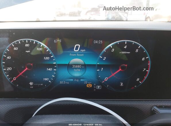 W1K3G4EB1LJ223498 2020 MERCEDES-BENZ A 220 Черный Вид задних сидений