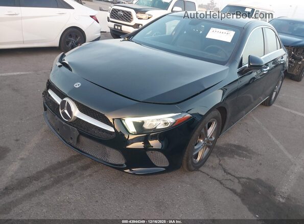 W1K3G4EB1LJ223498 2020 MERCEDES-BENZ A 220 Черный Передняя левая четверть