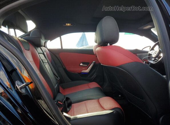 W1K3G4EB2NJ341448 2022 MERCEDES-BENZ A Black უკანა სავარძლების ხედი