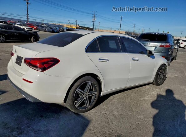 W1K3G4EB3LJ218481 2020 MERCEDES-BENZ A White Задня права чверть