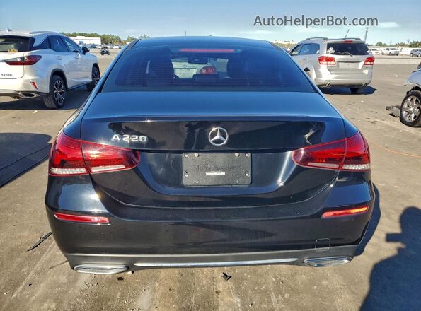 W1K3G4EB4NJ331844 2022 MERCEDES-BENZ A Black Вид ззаду
