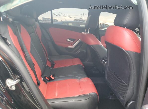 W1K3G4EB5NJ341220 2022 MERCEDES-BENZ A Black უკანა სავარძლების ხედი