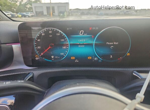 W1K3G4EB6MJ254974 2021 MERCEDES-BENZ A Black Սարքավորումների վահանակի տեսք