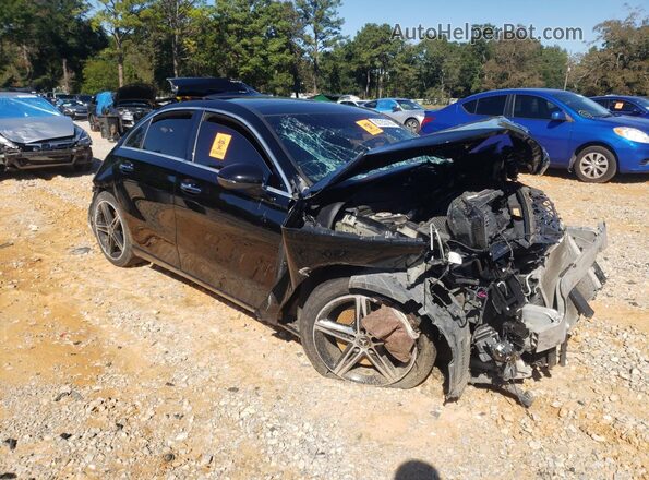 W1K3G4EB6MJ309665 2021 MERCEDES-BENZ A Black Front right