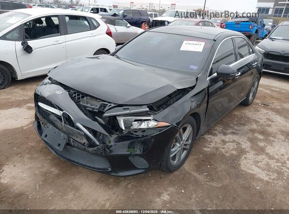 W1K3G4EB7LJ236031 2020 MERCEDES-BENZ A 220 Black წინა მარცხენა ხედი სამი მეოთხედიდან