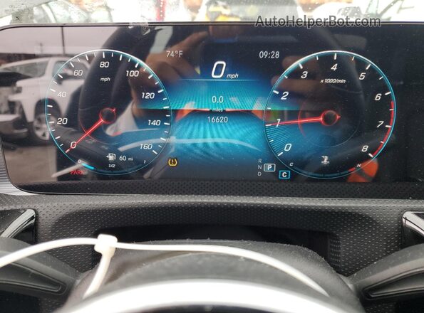 W1K3G4EB7MJ259665 2021 MERCEDES-BENZ A Black Widok zestawu wskaźników