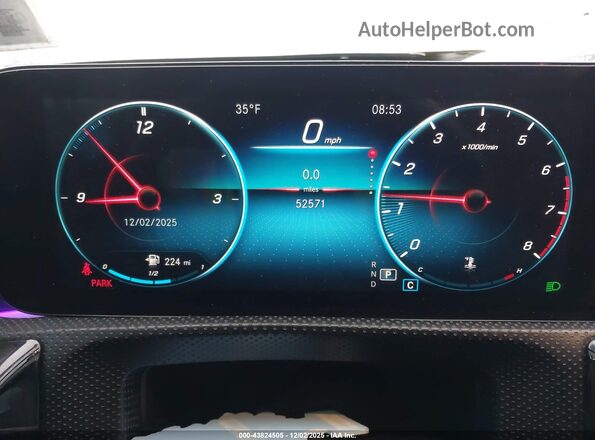 W1K3G4EB7MJ284985 2021 MERCEDES-BENZ A 220 Black Հետևի նստատեղերի տեսք