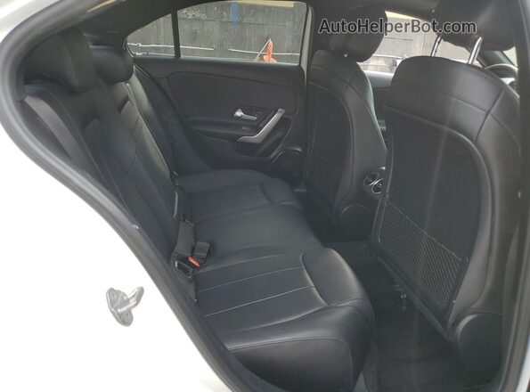 W1K3G4EB8LW046161 2020 MERCEDES-BENZ A White უკანა სავარძლების ხედი