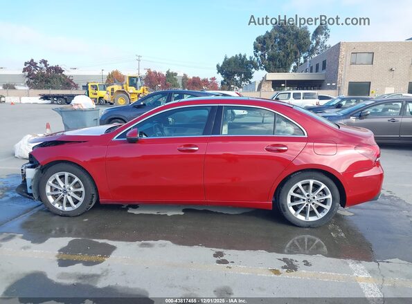 W1K3G4EB8MJ279889 2021 MERCEDES-BENZ A 220 Red 