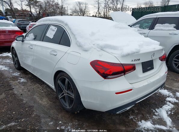 W1K3G4EB8MJ318822 2021 MERCEDES-BENZ A 220 White უკანა მარცხენა