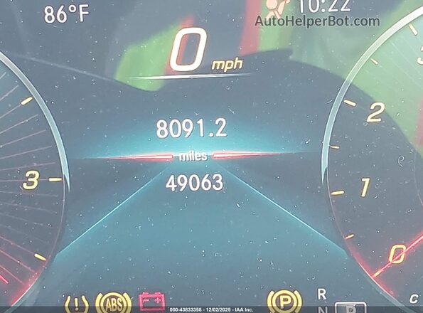 W1K3G4EBXMJ319759 2021 MERCEDES-BENZ A 220 Синий Панорамный вид салона 360°
