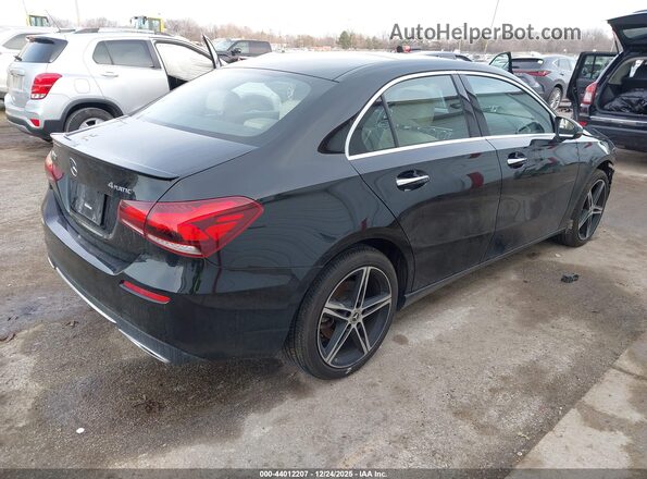 W1K3G4FB0NJ373345 2022 MERCEDES-BENZ A 220 Black Задня права чверть
