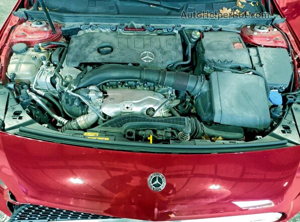 W1K3G4FB2LW044338 2020 MERCEDES-BENZ A Red Вид задньої частини салону