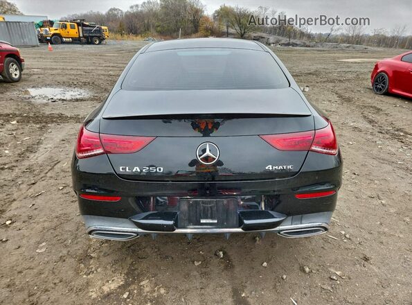 W1K5J4HB0LN100001 2020 MERCEDES-BENZ CLA-CLASS Black Widok z tyłu
