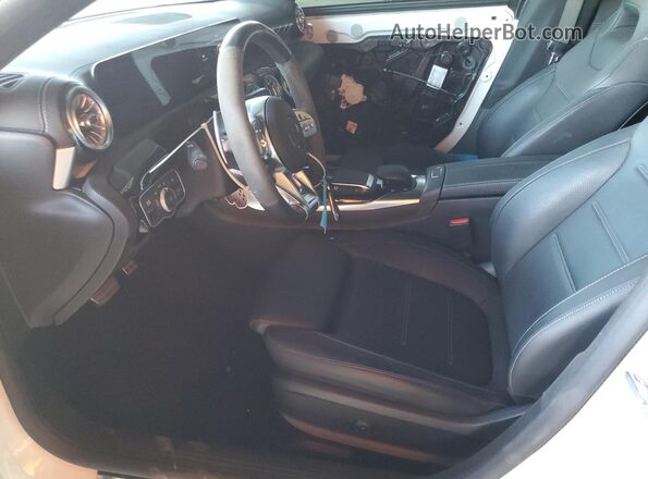 W1K5J5DB6MN206580 2021 MERCEDES-BENZ CLA-CLASS White წინა სალონის ხედი