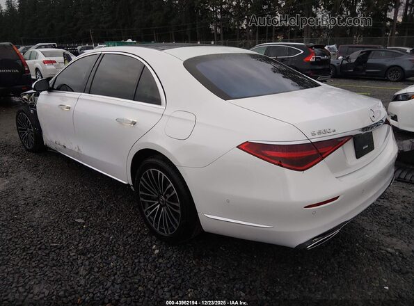 W1K6G6KB8RA301765 2024 MERCEDES-BENZ S-CLASS Белый Задняя левая четверть