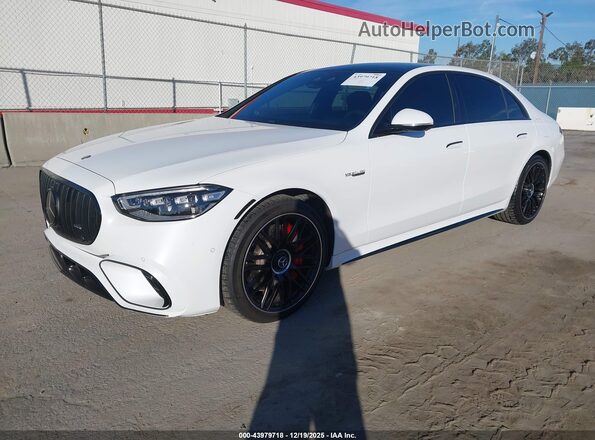 W1K6G8CB2SA322868 2025 MERCEDES-BENZ AMG S 63 E Белый Передняя левая четверть