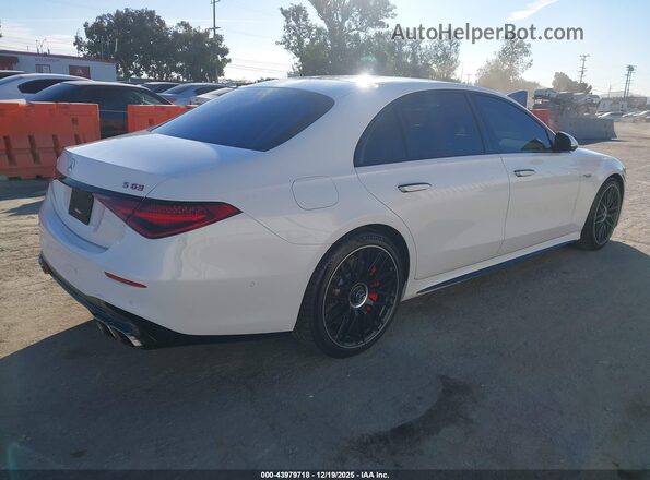W1K6G8CB2SA322868 2025 MERCEDES-BENZ AMG S 63 E Белый Задняя правая четверть