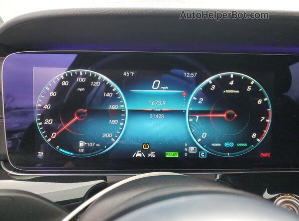 W1K7X5KB1MA036825 2021 MERCEDES-BENZ AMG Black Instrument cluster view