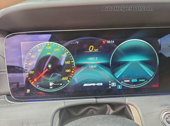 W1K7X5KB3NA046029 2022 MERCEDES-BENZ AMG Black Vista del cuadro de instrumentos