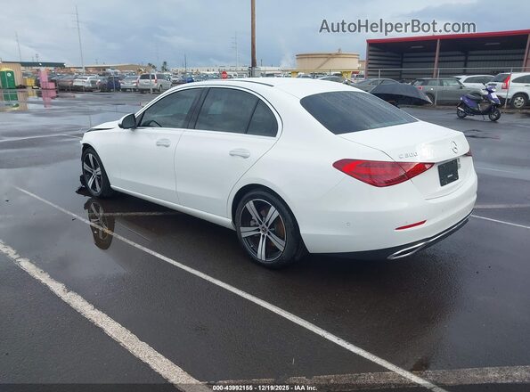 W1KAF4GB4RR211346 2024 MERCEDES-BENZ C-CLASS Белый Задняя левая четверть