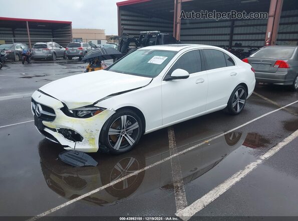 W1KAF4GB4RR211346 2024 MERCEDES-BENZ C-CLASS Белый Передняя левая четверть