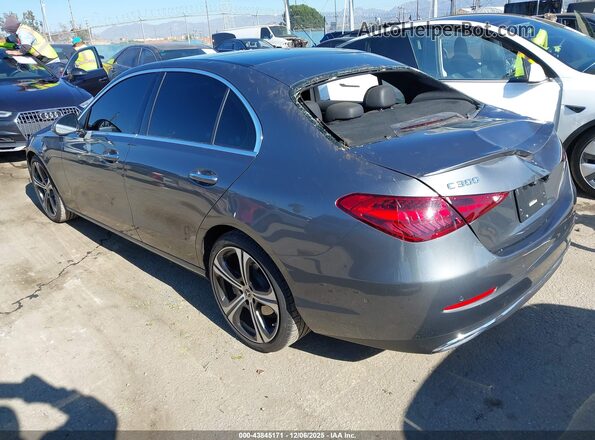 W1KAF4GB7PR129348 2023 MERCEDES-BENZ C-CLASS Gray Rear left