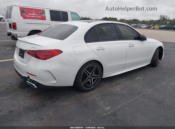 W1KAF4GB8PR110033 2023 MERCEDES-BENZ C-CLASS White Tył prawy