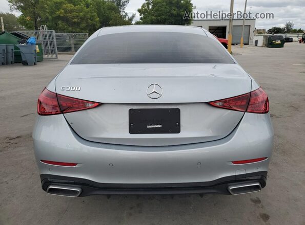 W1KAF4GBXPR132891 2023 MERCEDES-BENZ C Silver Հետևի տեսք