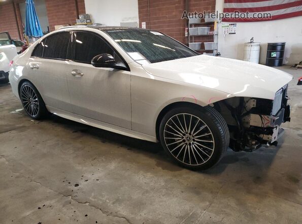 W1KAF4GBXPR140019 2023 MERCEDES-BENZ C White Передня права чверть
