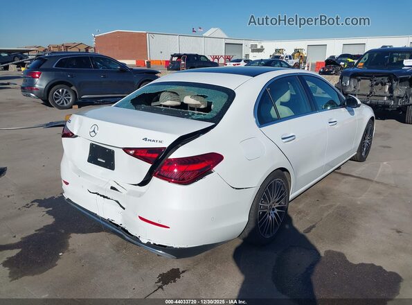 W1KAF4HB0SR241500 2025 MERCEDES-BENZ C-CLASS White Rear right