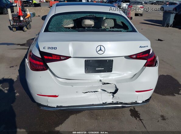 W1KAF4HB0SR241500 2025 MERCEDES-BENZ C-CLASS White 