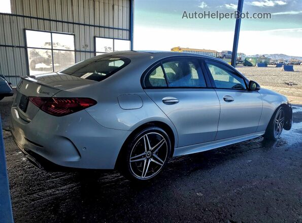 W1KAF4HB1SR269872 2025 MERCEDES-BENZ C Серебряный Задняя правая четверть