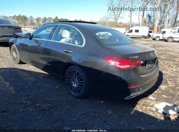 W1KAF4HB2NR034336 2022 MERCEDES-BENZ C-CLASS Black Tył lewy
