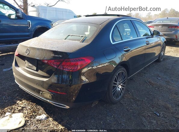 W1KAF4HB2NR034336 2022 MERCEDES-BENZ C-CLASS Black Tył prawy