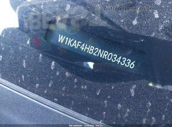 W1KAF4HB2NR034336 2022 MERCEDES-BENZ C-CLASS Black 